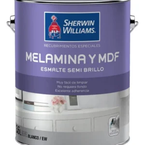SHERWIN WILLIAMS MELAMINA Y MDF BLANCO 1LT